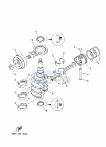 F25DMHL drawing CRANKSHAFT--PISTON