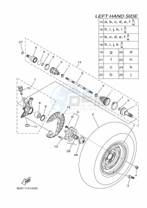 YFM700FWBD KODIAK 700 EPS (BGF1) drawing FRONT WHEEL