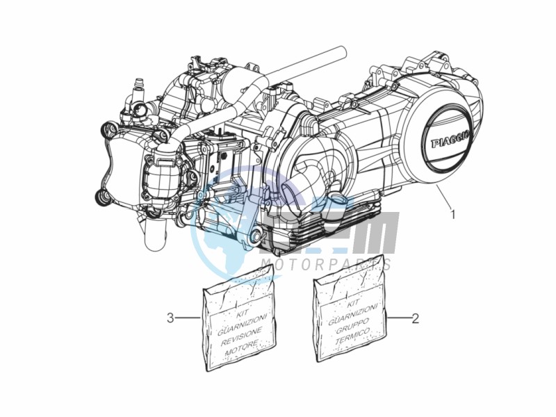 Engine, assembly