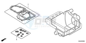 GL1800A France - (F / CMF) drawing GASKET KIT B