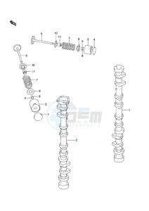 DF 115A drawing Camshaft