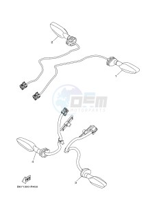 MTN1000 MT-10 (B678) drawing FLASHER LIGHT