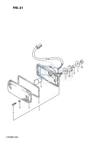 LT250R (E28) drawing TAIL LAMP