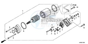 TRX500FA5G TRX500FA Europe Direct - (ED) drawing STARTER MOTOR