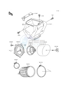 KX 80 R T [KX80] (R2-T3 BIG WHEEL) [KX 80 BIG WHEEL] drawing AIR FILTER