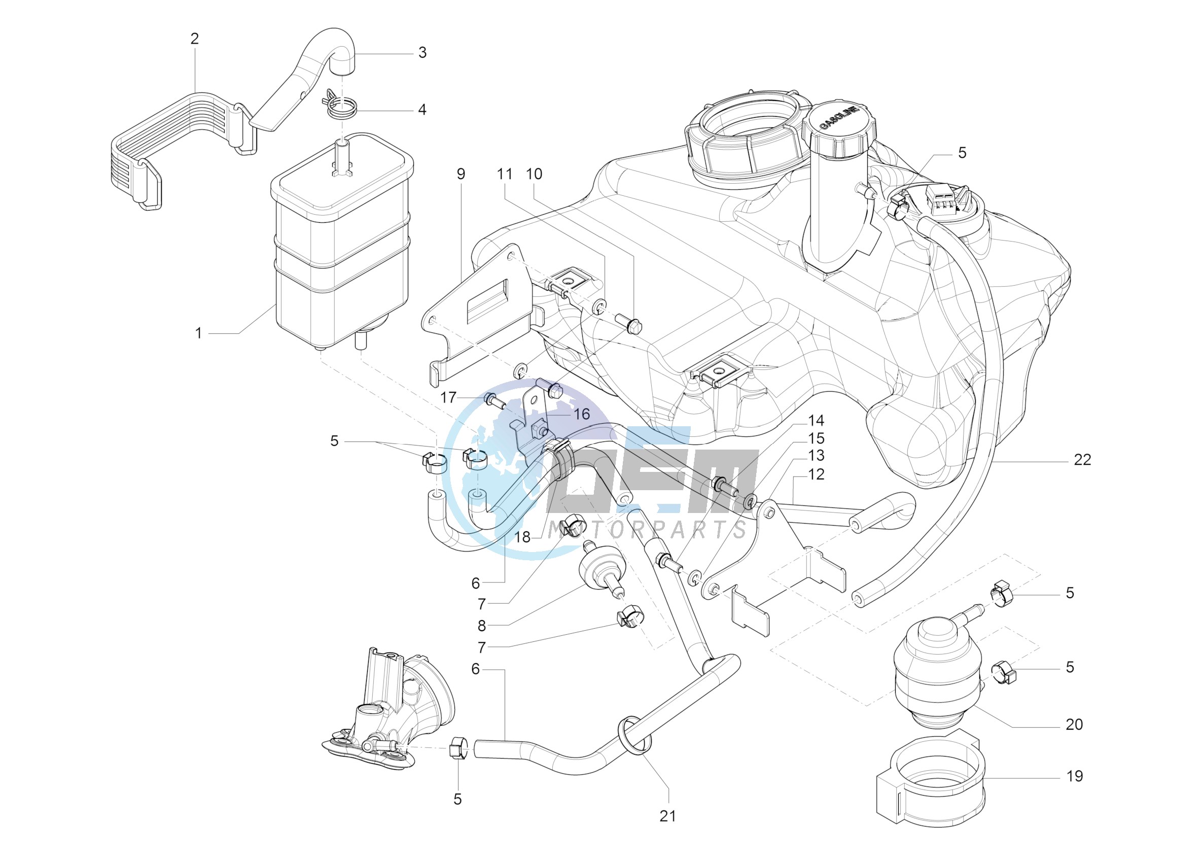 Anti-percolation system