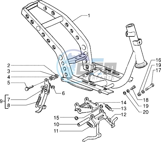 Chassis - Central stand