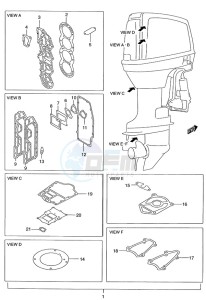 DT 140 drawing Gasket Set