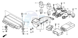 RVF750R drawing SENSOR/RELAY