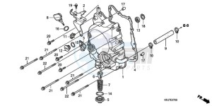 FES150A9 Europe Direct - (ED / ABS 2ED) drawing RIGHT CRANKCASE COVER