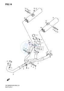 SV1000 (E3-E28) drawing MUFFLER