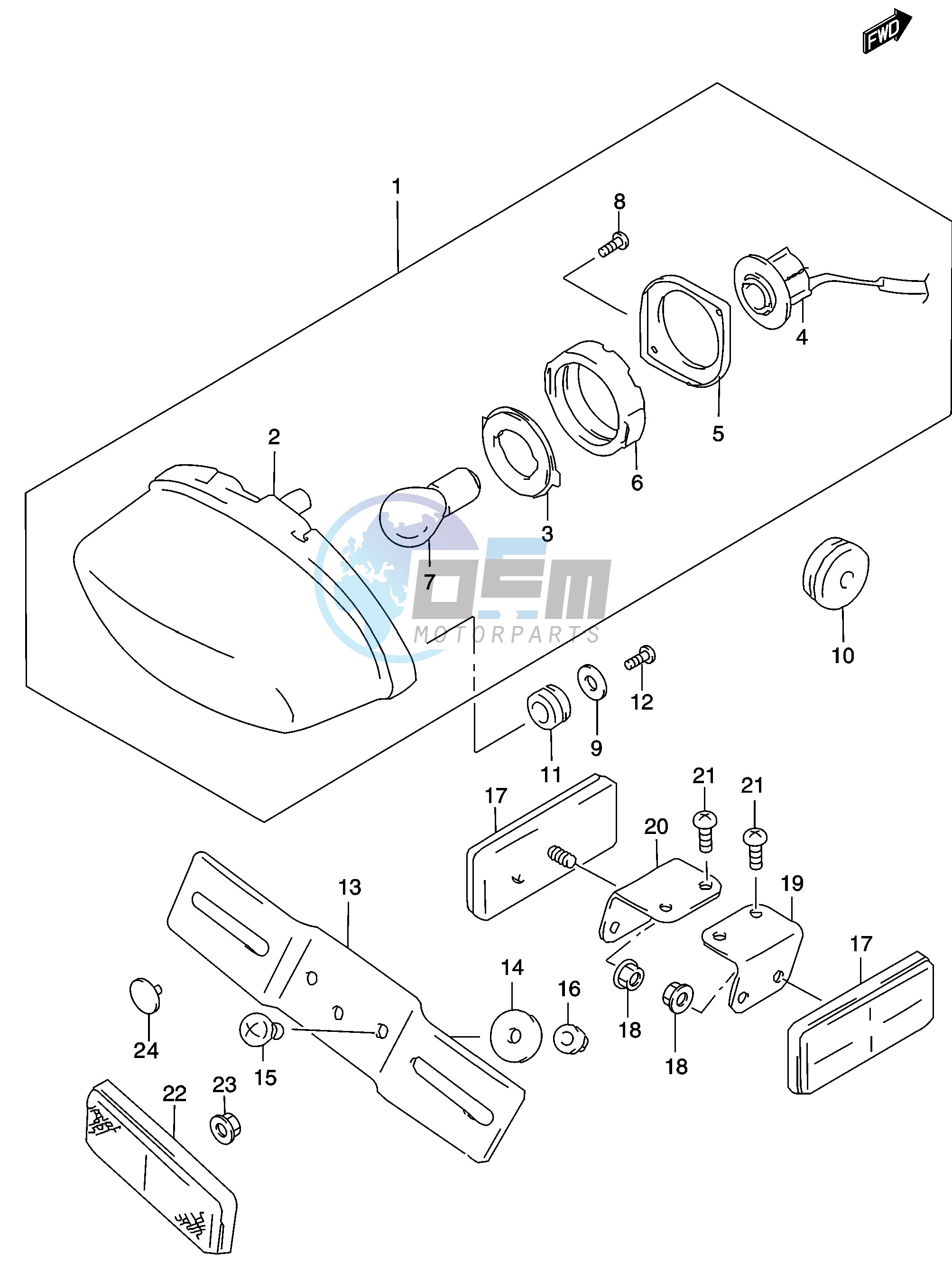 REAR COMBINATION LAMP