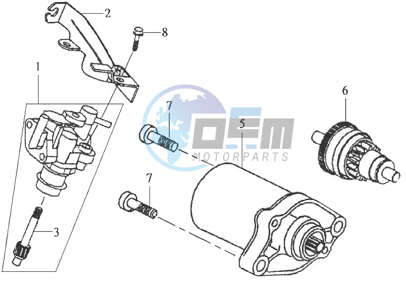 STARTER / OILPUMP