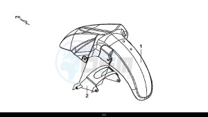 MAXSYM 600 I ABS EXECUTIVE (LX60A4-EU) (E4) (L7-M0) drawing FR. FENDER