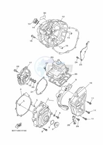 MT-10 MTN1000 (B5Y6) drawing CRANKCASE COVER 1