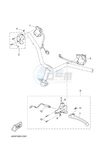 CW50LN BOOSTER (2B6M) drawing HANDLE SWITCH & LEVER