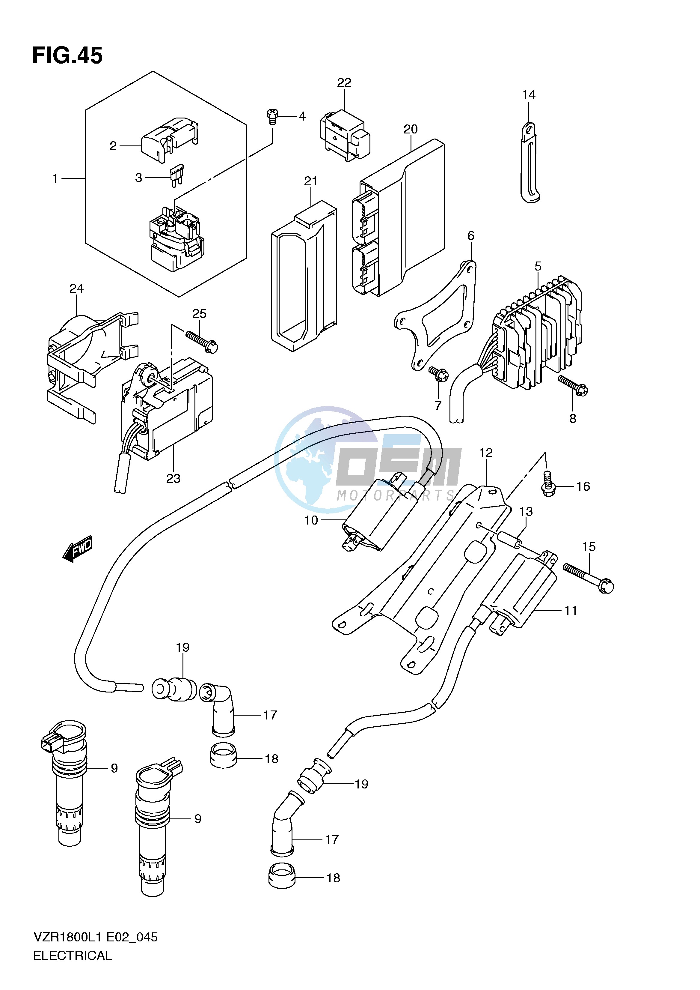 ELECTRICAL (VZR1800UFL1 E19)