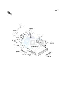 KAF 620 A [MULE 2510 4X4] (A1-A5) [MULE 2510 4X4] drawing DECALS-- GREEN- --- KAF620-A5- -