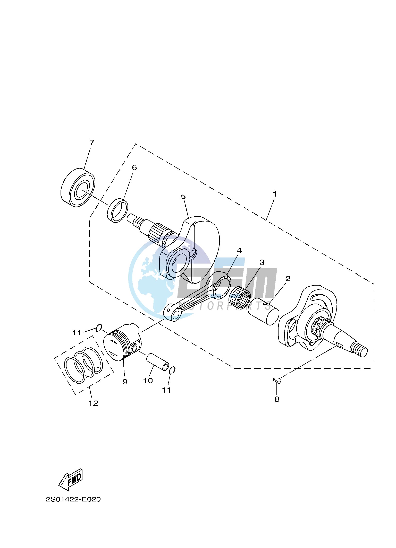 CRANKSHAFT & PISTON