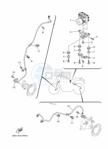 XSR900 MTM850 (BAE8) drawing ELECTRICAL 3