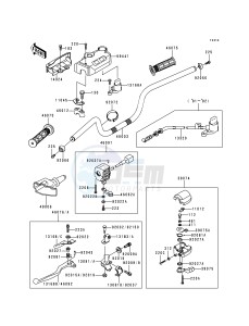 KLF 300 C [BAYOU 300 4X4] (C1-C4) [BAYOU 300 4X4] drawing HANDLEBAR