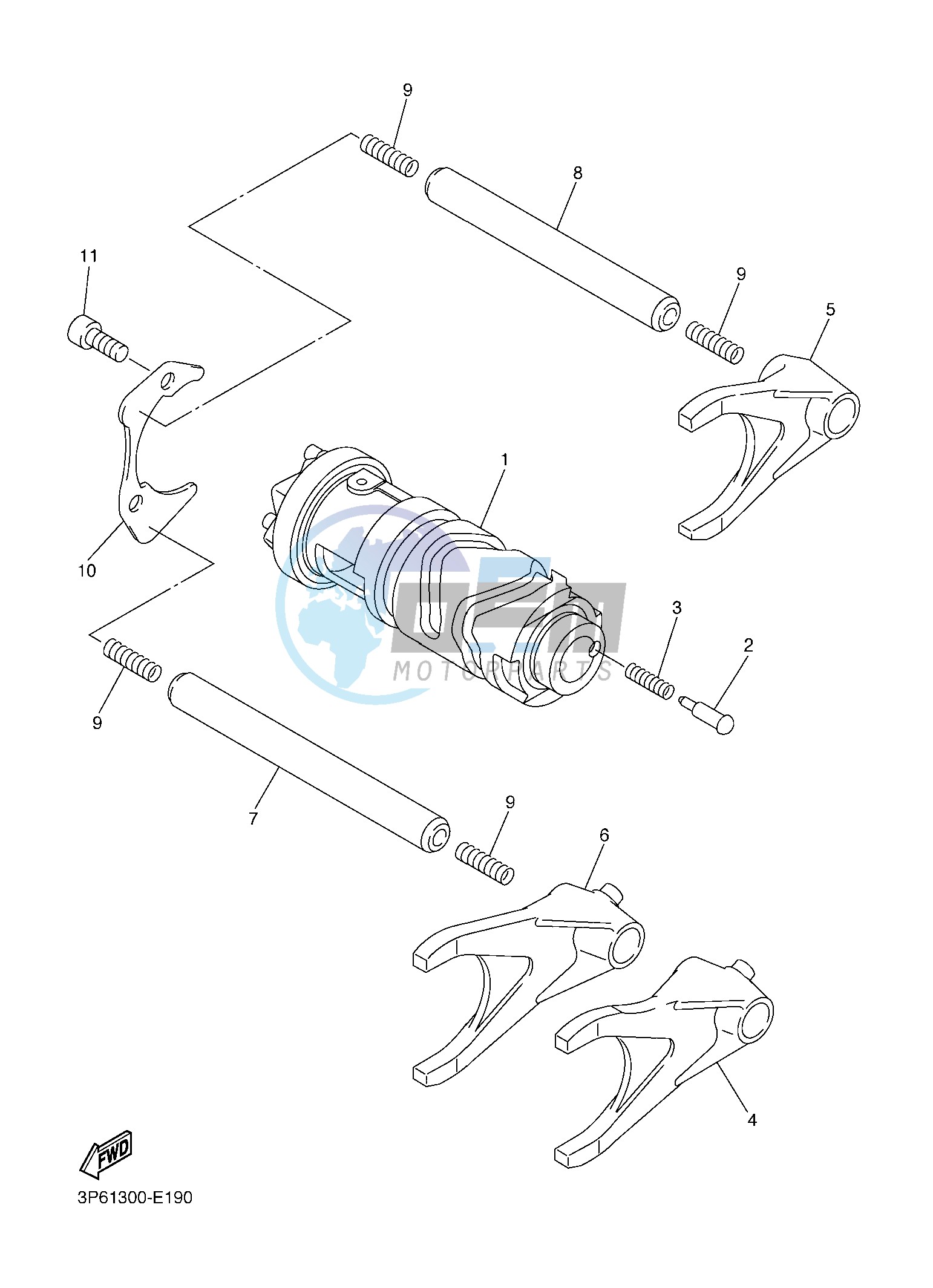 SHIFT CAM & FORK