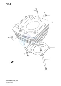 GZ250 (P3) drawing CYLINDER