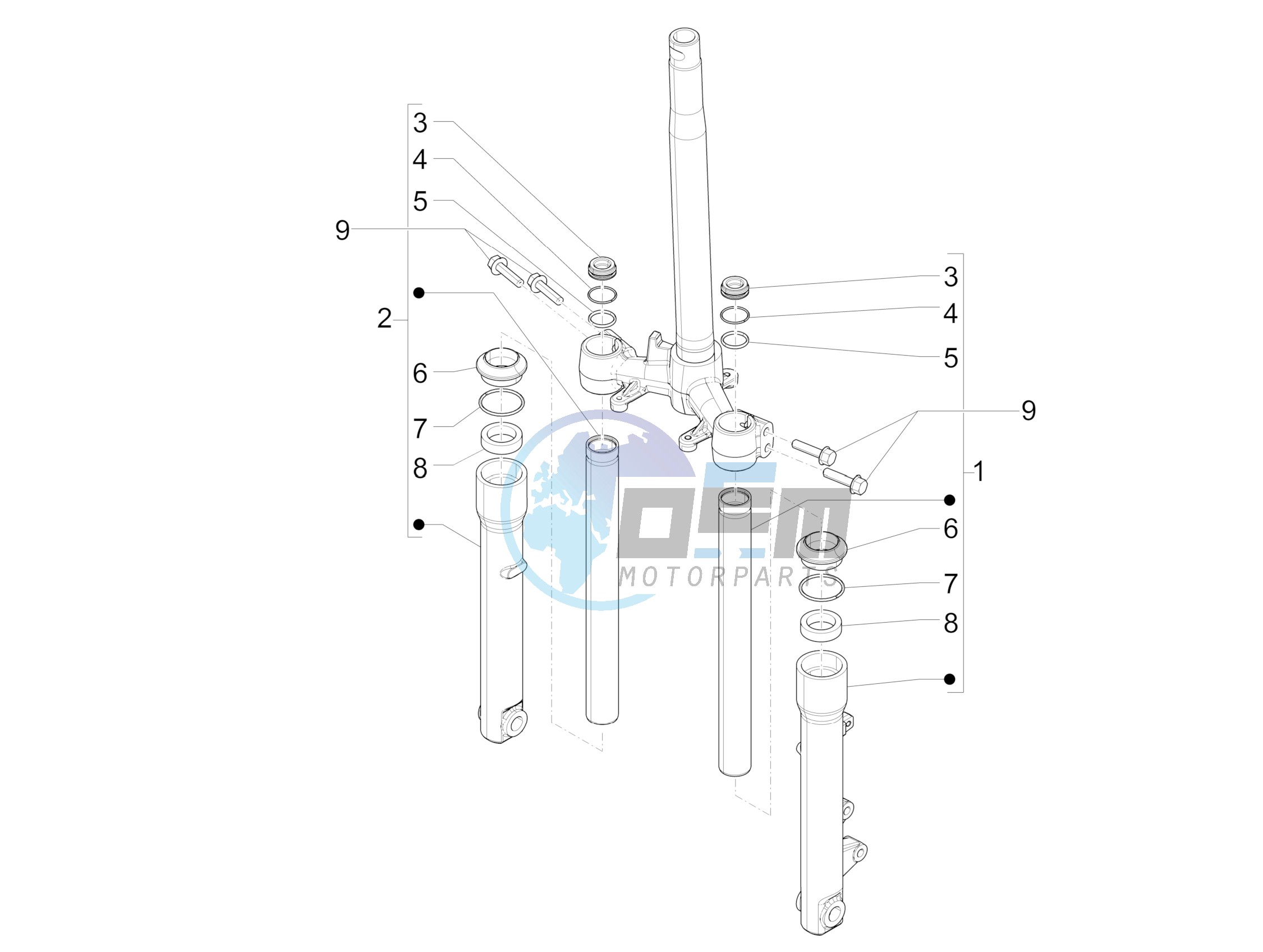 Fork's components (Wuxi Top)