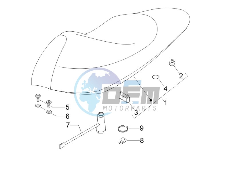 Saddle seats - Tool roll