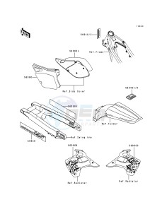 KX 125 J [KX125] (J2) [KX125] drawing LABEL