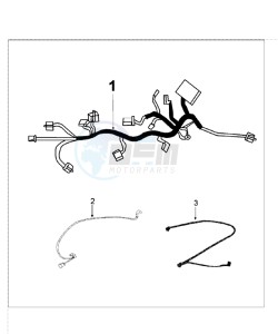 Tweet 125 VX drawing PLUG WIRING HARNESS