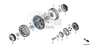 NC700SDC drawing CLUTCH ( NC700SD)