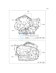 VN 900 B [VULCAN 900 CLASSIC] (6F-9F) B6F drawing CRANKCASE BOLT PATTERN