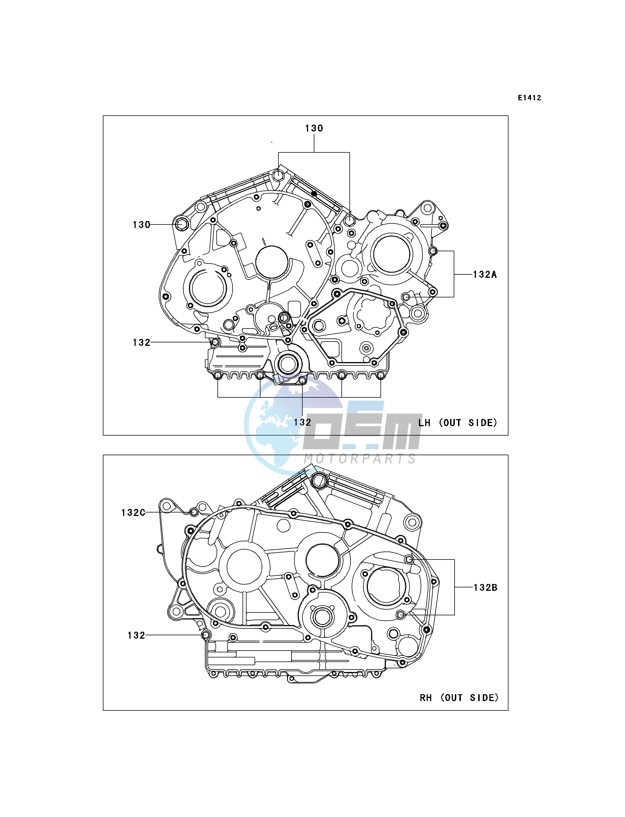 CRANKCASE BOLT PATTERN