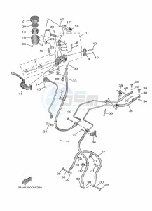 MT-09 SP MTN890D (BAM7) drawing FRONT MASTER CYLINDER