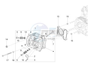 Liberty 150 iGet 4T 3V ie ABS (EMEA) drawing Head unit - Valve