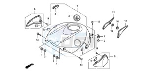 CBR1000RR drawing TOP SHELTER