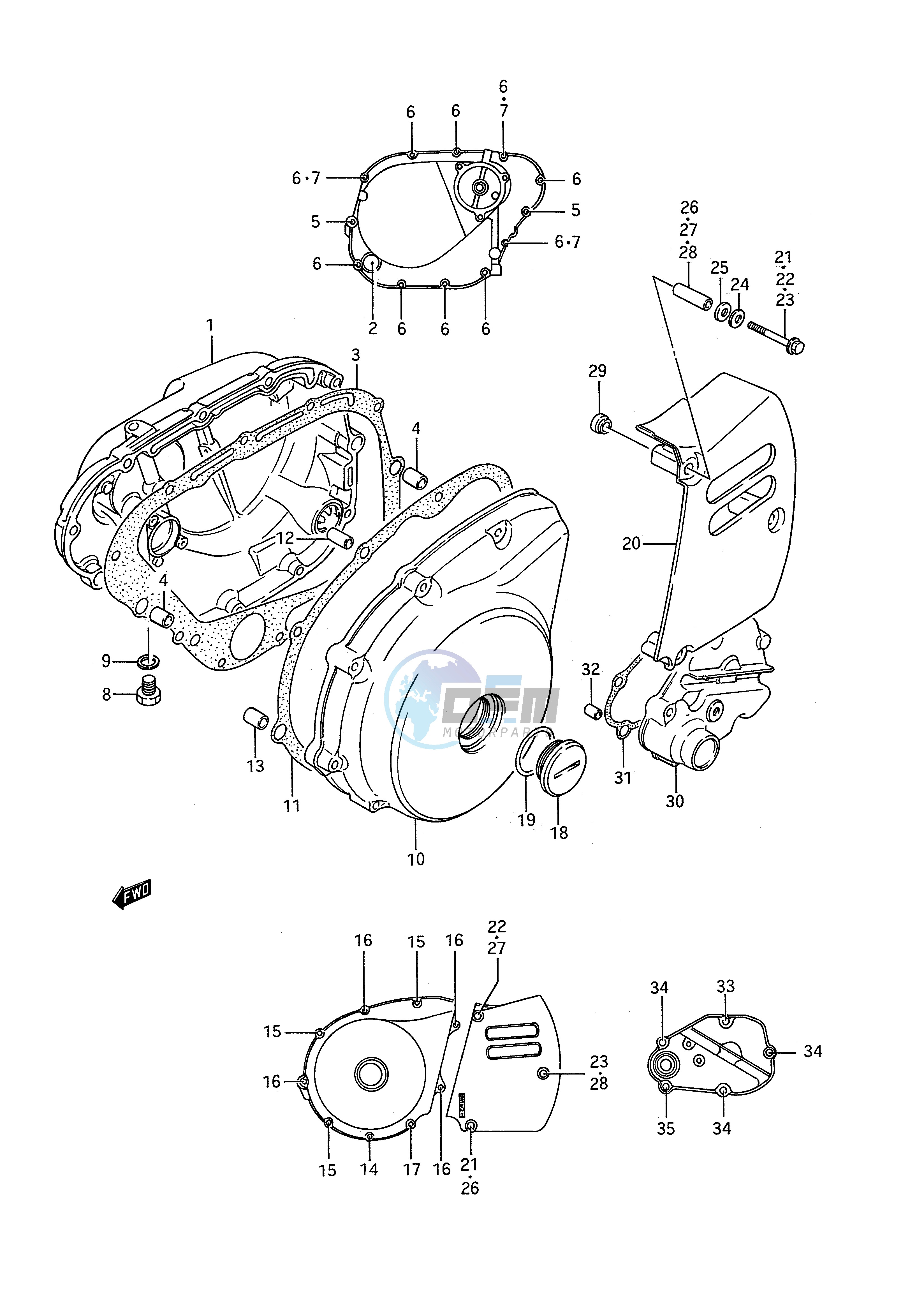 CRANKCASE COVER