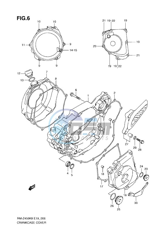 CRANKCASE COVER (K8-L1)