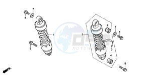 CMX250C REBEL drawing REAR CUSHION