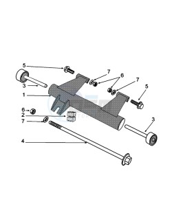 DJANGO 50 4TYA O drawing ENGINE BRACKET