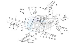 TUONO 1100 V4 RR E4 ABS (NAFTA) drawing Swing arm