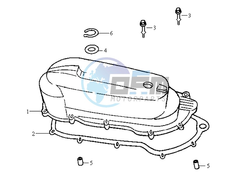 CRANKCASE COVER LEFT