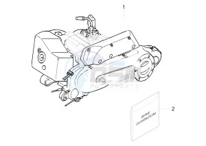 PRIMAVERA 50 2T NOABS E2-E3 (EMEA, APAC) drawing Engine, assembly