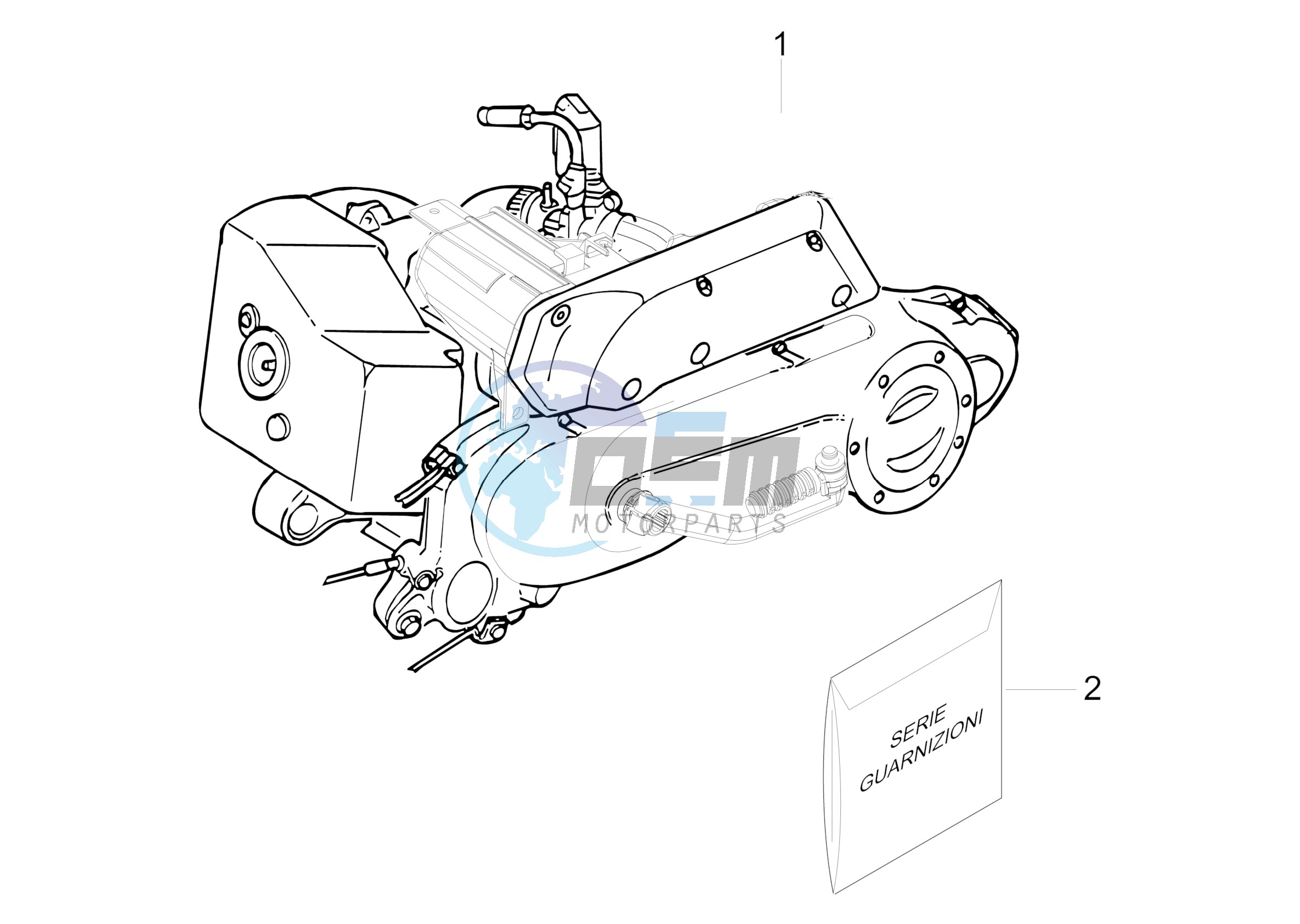 Engine, assembly