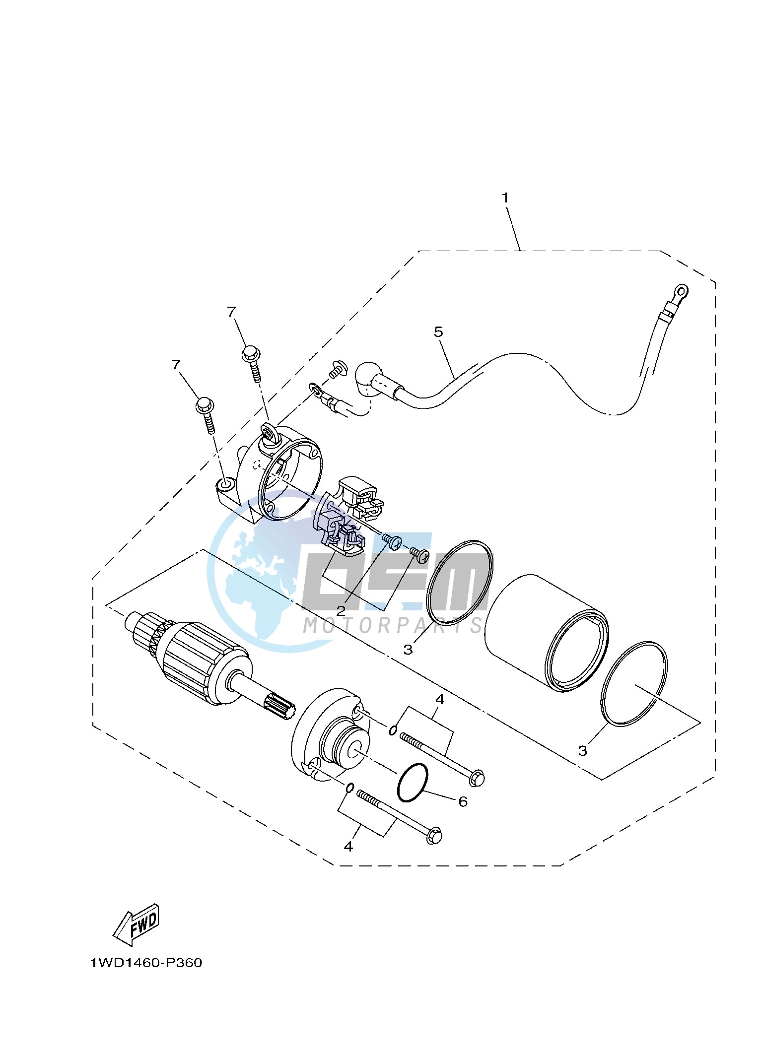 STARTING MOTOR