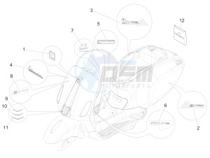 150 Sprint 4T 3V ie (APAC) (AU, CD, EX, JP, RI, TH, TN) drawing Plates - Emblems