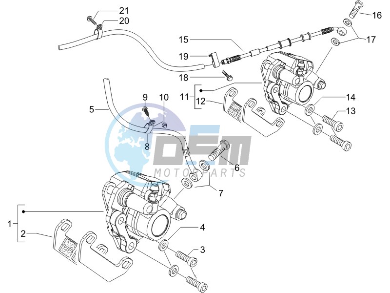 Brakes hose  - Calipers