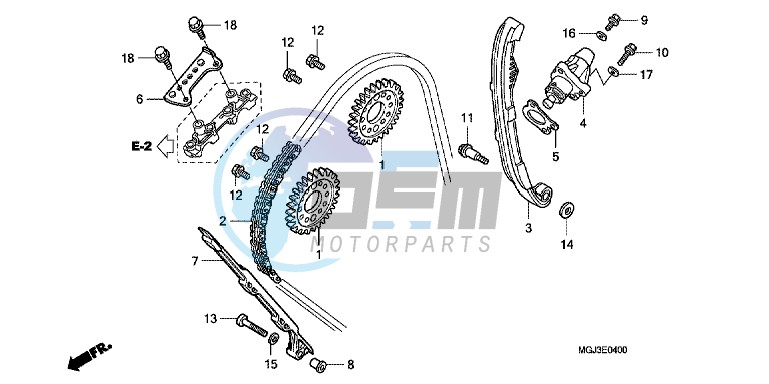 CAM CHAIN/ TENSIONER