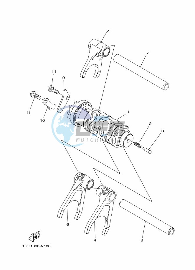 SHIFT CAM & FORK